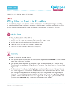 Why Life on Earth is Possible