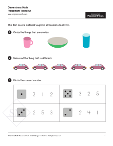 Placement Tests 1