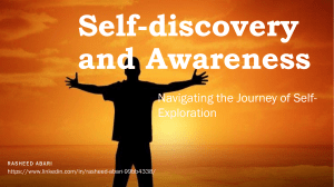 Self-discovery and Awareness by Abari Rasheed