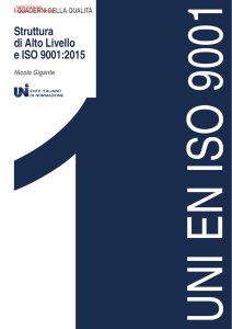 I Quaderni della Qualità - Quaderno 1 - Struttura di Alto Livello e ISO 9001.2015