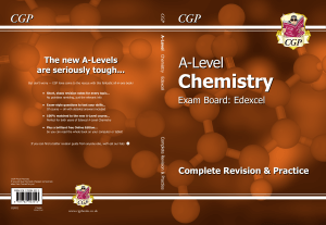 A-Level Chemistry Edexcel Revision & Practice