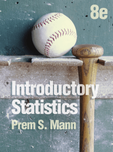 Introductory Statistics 8th ed- P. Mann