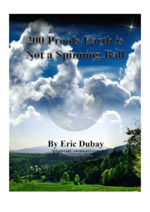 200 Proofs Earth is Not a Spinning Ball!