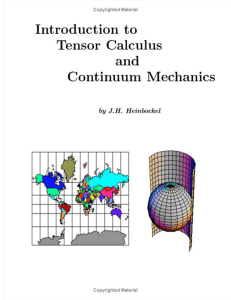Introduction to Tensor Calculus and Continuum Mechanics ( PDFDrive )