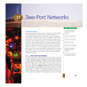 1 - Two-Port Networks 2
