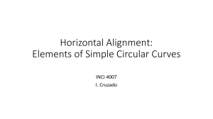 Class 2 Horizontal Curves