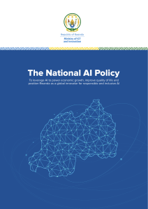 Artificial Intelligence Policy