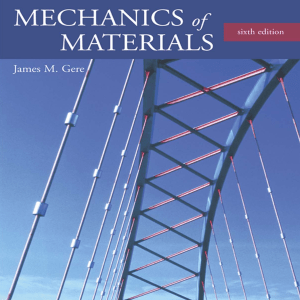 Mechanics of Materials 6th edition