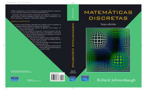 Matemáticas Discretas - 6edi Johnsonbaugh