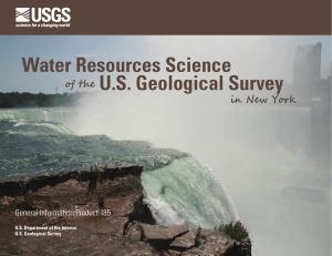 Water Resources Science of the U.S. Geological Survey in New York