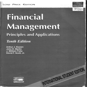 keown financial management principles and applibookfi-org