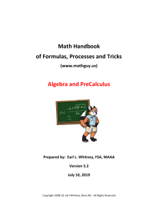 AlgebraHandbook