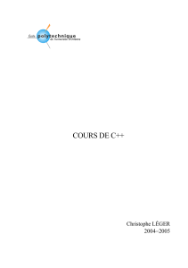 Cours C++