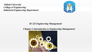 Chapter-1-Introduction to Engineering Management