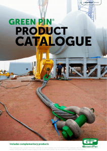 Green Pin Product Catalogue 2019 EN 0