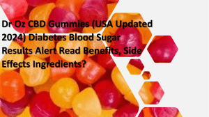 Dr Oz CBD Gummies (USA Updated 2024