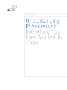 Understanding IP Addressing