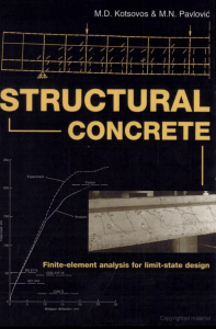 Structural Concrete 'Finite-element analysis for limit-state design' (465-565)