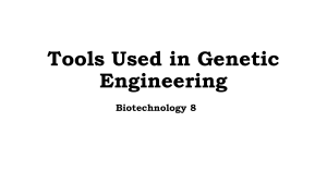 L1 (1) Tools Used in Genetic Engineering (PCR)