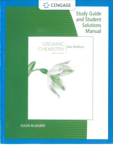 Study Guide and Student Solutions Manual for McMurry's Organic Chemistry 9th edition