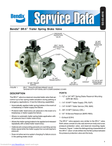 sr5 trailer spring brake valve
