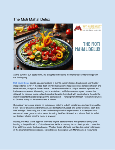 The Moti Mahal Delux