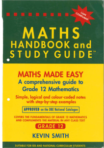 Kevin Smith Maths Book