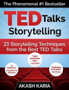 23 Storytelling Techniques from the Best TED Talks ( PDFDrive )
