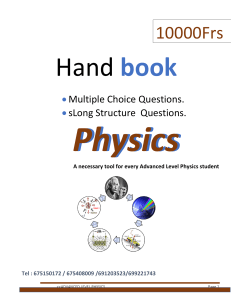 A. Level Physics Past Questions GCE (2001 - 2018) (Atem Joshua) (Z-Library)