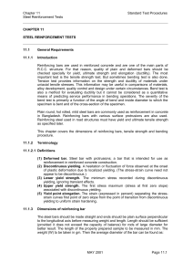 Steel Reinforcement Tests: Standard Procedures