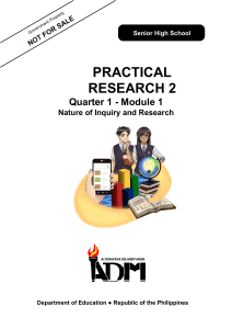PracRsearch2 Gr12 Q1 Mod1 Nature of Inquiry and Research ver3