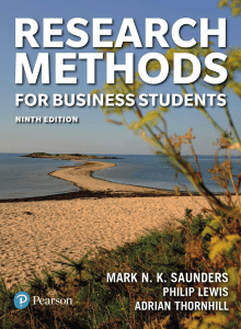 Research Methods for Business Students-Pearson Education (2023) Mark Saunders  Philip Lewis  Adrian Thornhill