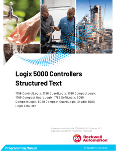 structured test- logix5000
