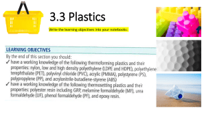 3.3 plastics