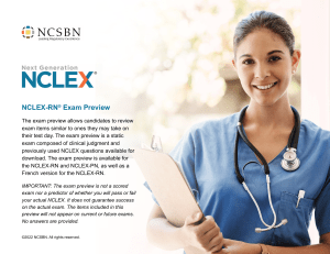 NCLEX ExamPreview RN sample pack