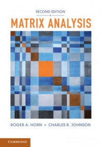 Roger A.Horn.  Matrix Analysis 2nd edition(BookSee.org)