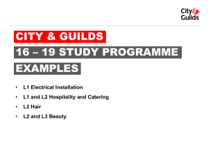 Example 16 to 19 Study Programmes pptx