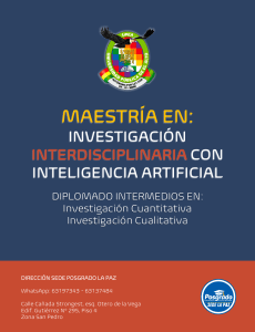 Maestría en Investigación con IA - UPEA