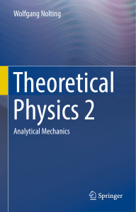 Wolfgang Nolting - Theoretical Physics 2  Analytical Mechanics-Springer (2016)