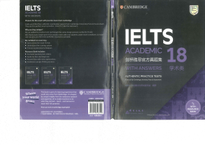 Cambridge IELTS Academic 18