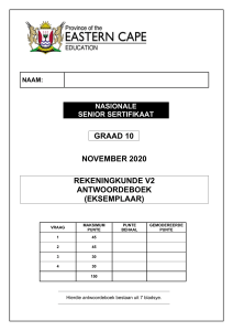 ACCOUNTING P2 AB GR10 NOV2020 Afrikaans