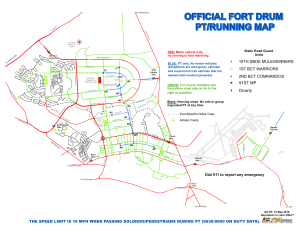 Fort Drum Navigation PT Map
