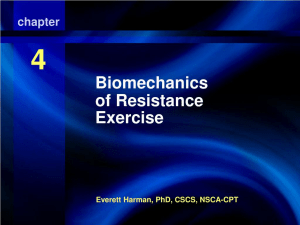 Biomechanics of Resistance Exercise ppt 11
