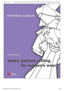 METRIC PATTERN CUTTING FOR WOMEN'S WEAR, FITH EDITION Pages 201-230 - Flip PDF Download   FlipHTML5