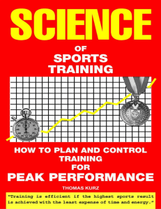 Science of Sports Training-Thomas Kurz