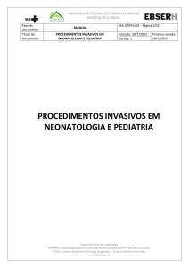 ProcedimentosInvasivosemNeonatologiaePediatria