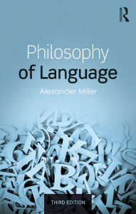 Philosophy of Language - Alexander Miller