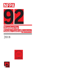 NFPA92-2018 Standard for Smoke Control Systems