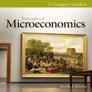 Principles of Microeconomics( 6th Edition) N. Gregory Mankiw