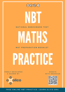 OLICO NBT Maths (MAT) Preparation Booklet